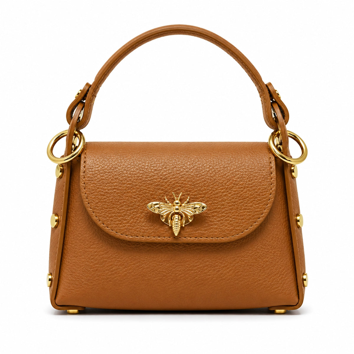 Genuine Italian Leather Bumblebee Mini Bag