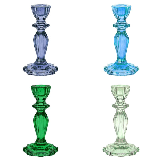 Glass Candle Holders