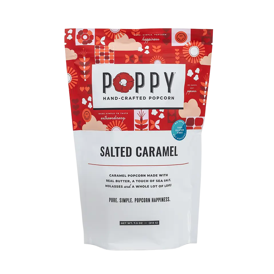 Poppy Salted Caramel Popcorn