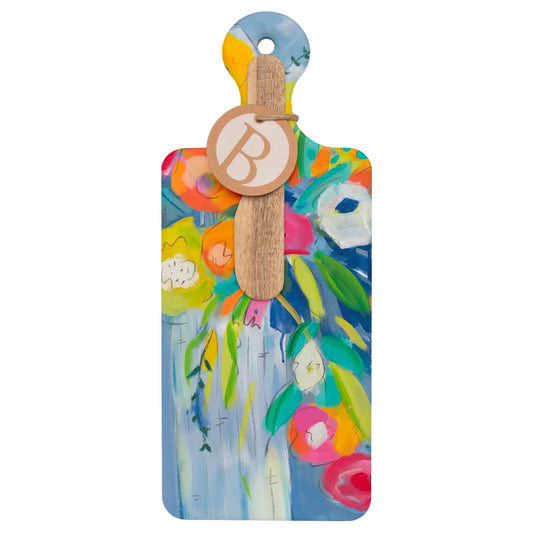 Cheerful Blossoms Cuterie & Spreader Set
