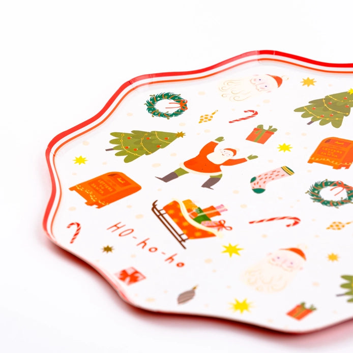 Christmas Cheer Dinner Paper Plates