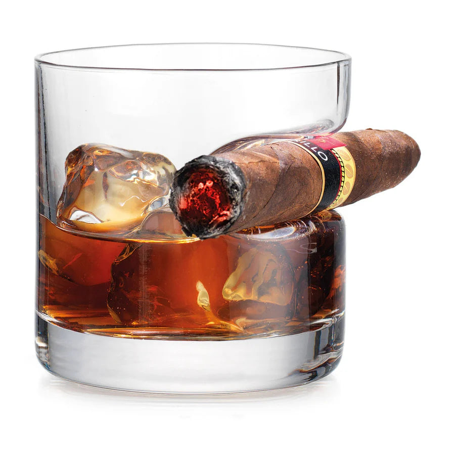 Cigar Double Old Fashion Glass, Set of 2