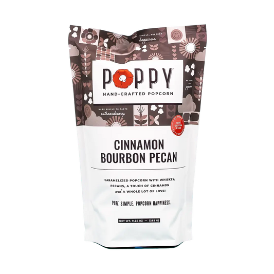 Poppy Cinnamon Bourbon Pecan Popcorn