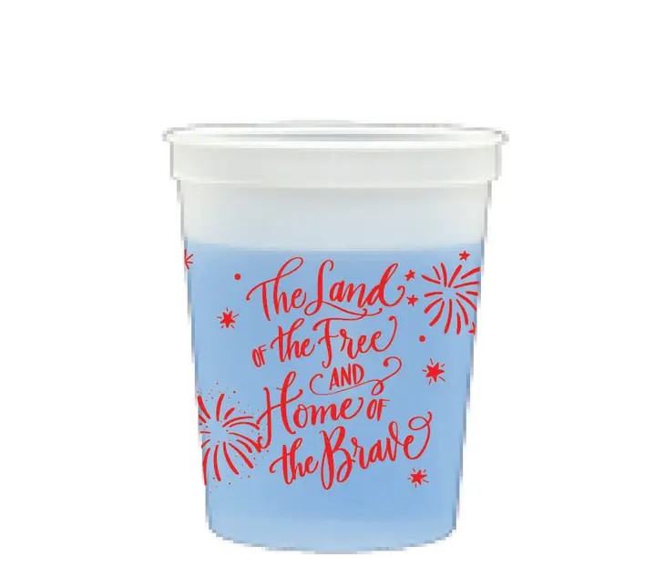4th of July Color Changing Cups