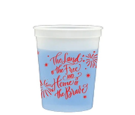 4th of July Color Changing Cups