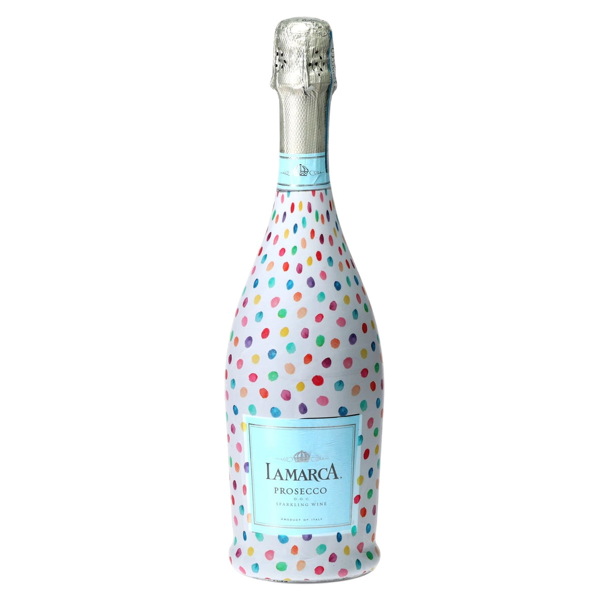 Beau Bottles Colorful Dots Prosecco Bottle Wrap