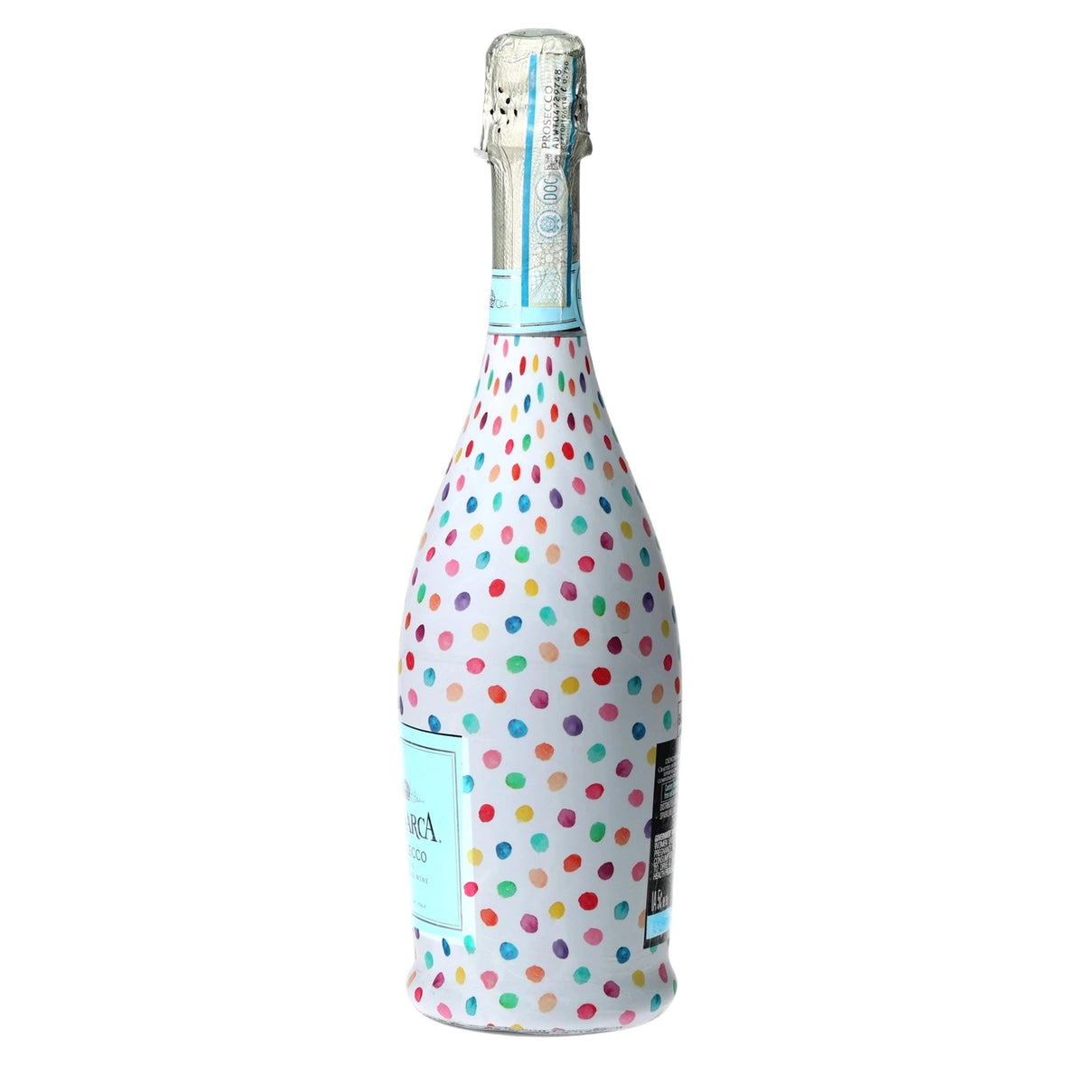 Beau Bottles Colorful Dots Prosecco Bottle Wrap