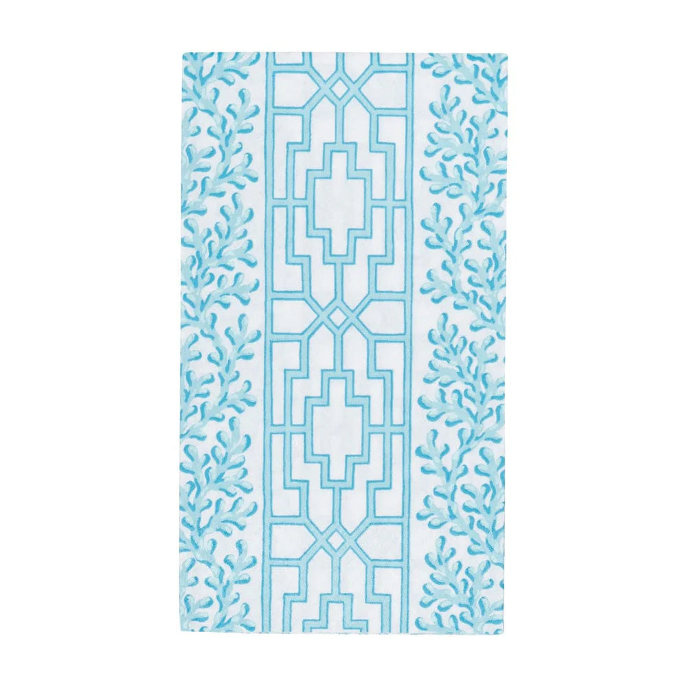 Coral And Trellis Robin's Egg Guest Towel Napkins
