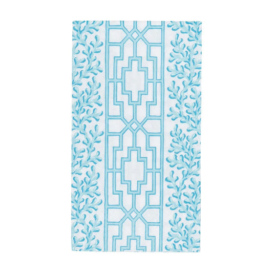 Coral And Trellis Robin's Egg Guest Towel Napkins
