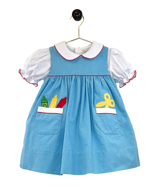 Crayon Applique Dress