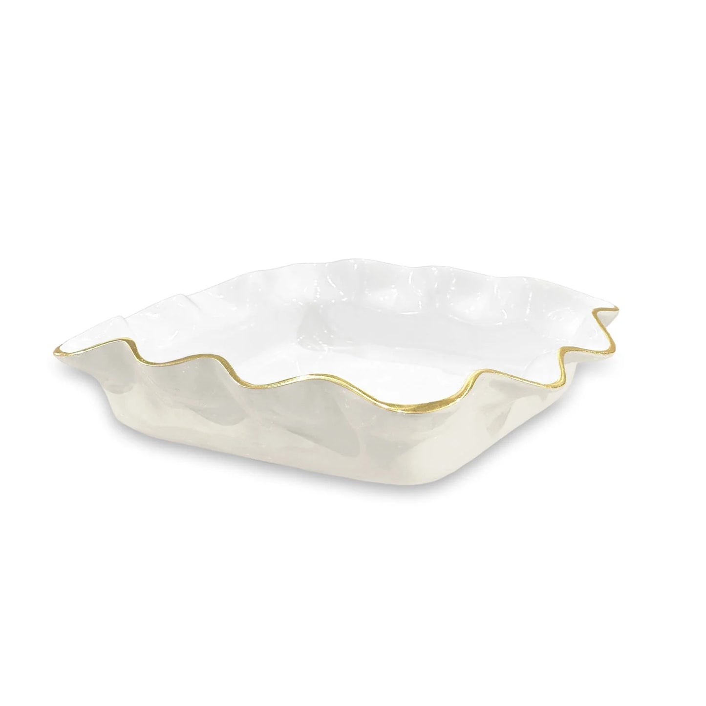 ENCANTO Carola Square Casserole Holder (Cream and White)