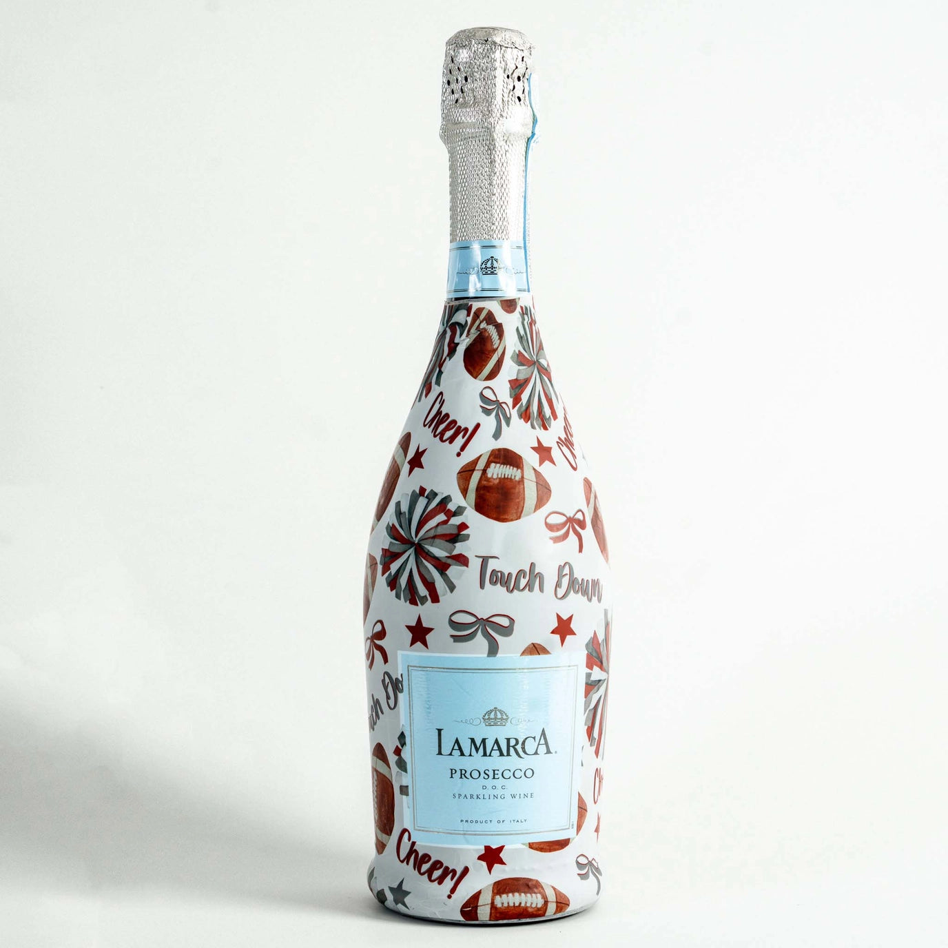 Beau Bottles Prosecco Wrap – Crimson and Grey Game Day