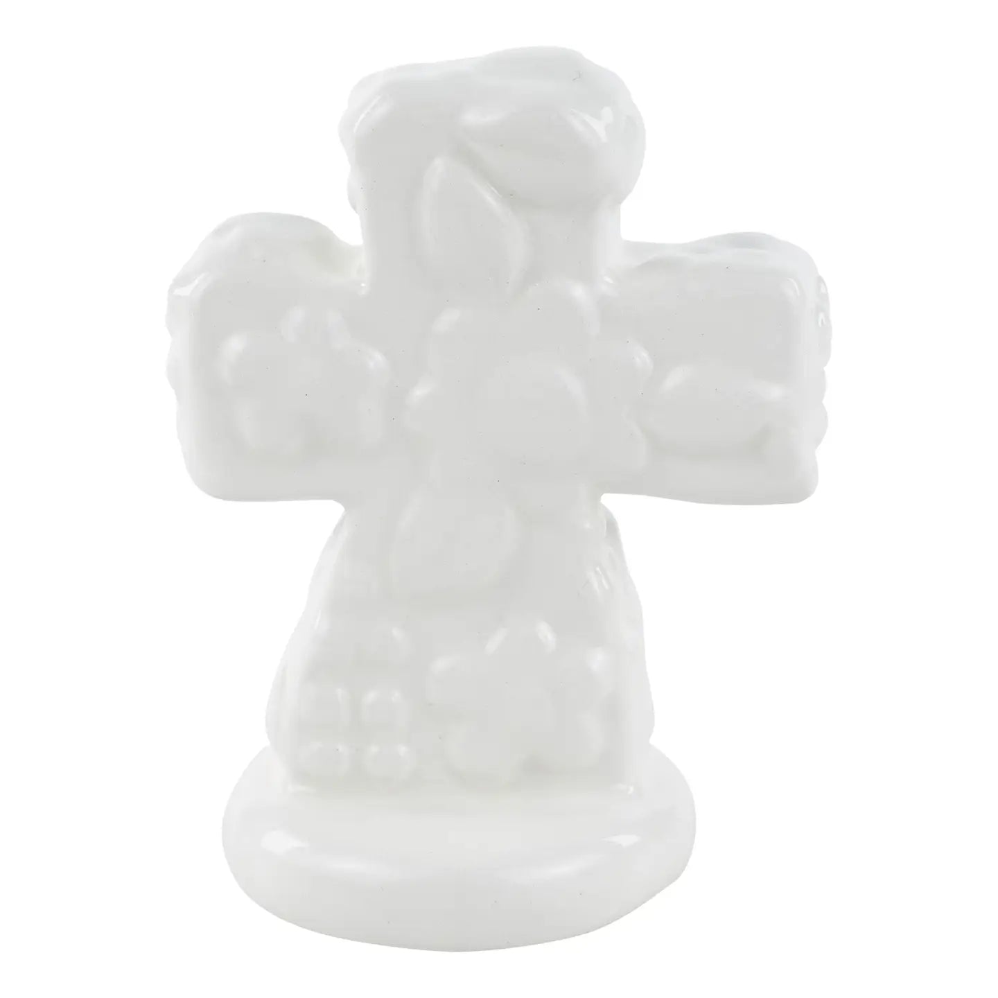 Glory Haus White Flower Cross Charcuterie Topper