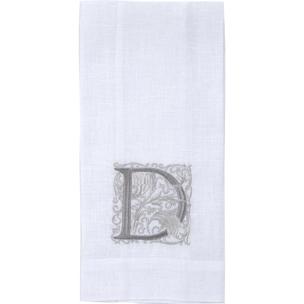Monogram Linen Towel