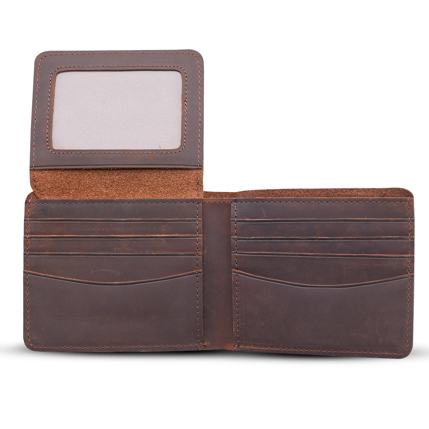 Dark Brown Genuine Leather Wallet