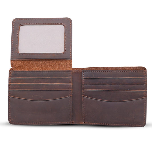 Dark Brown Genuine Leather Wallet