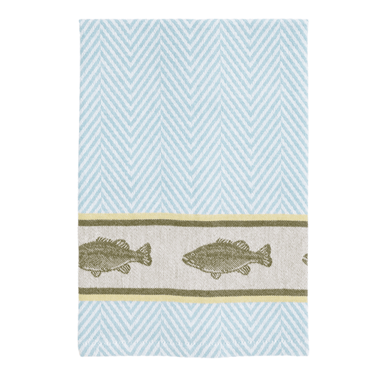 Dark Green Trout Retreat Towel