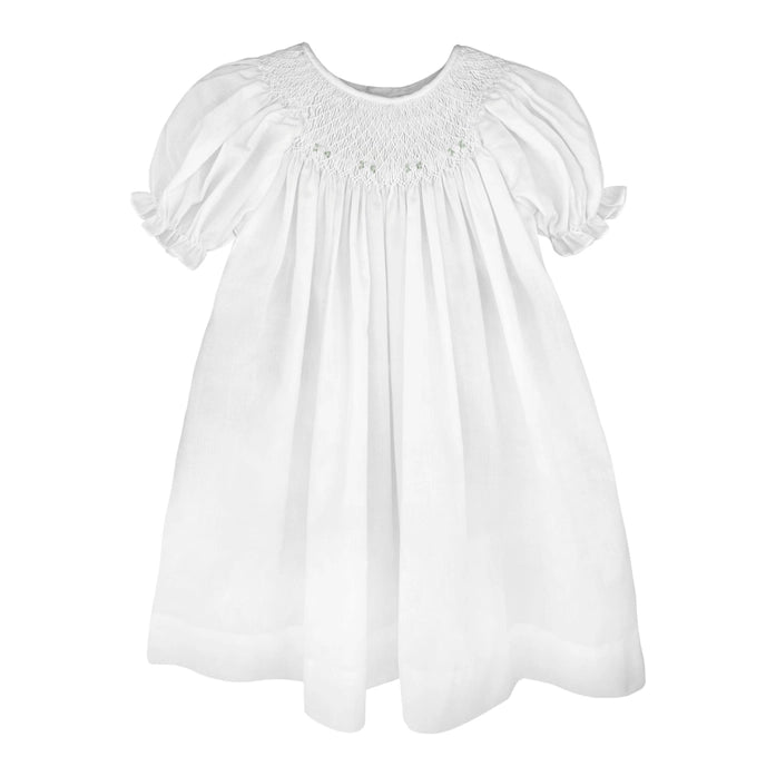 Smocked Daygown with Raglan Embroidery