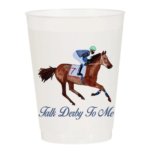 Talk Derby To Me Frosted Cups