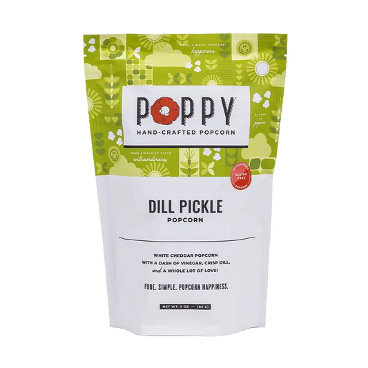 Poppy Dill Pickle Popcorn