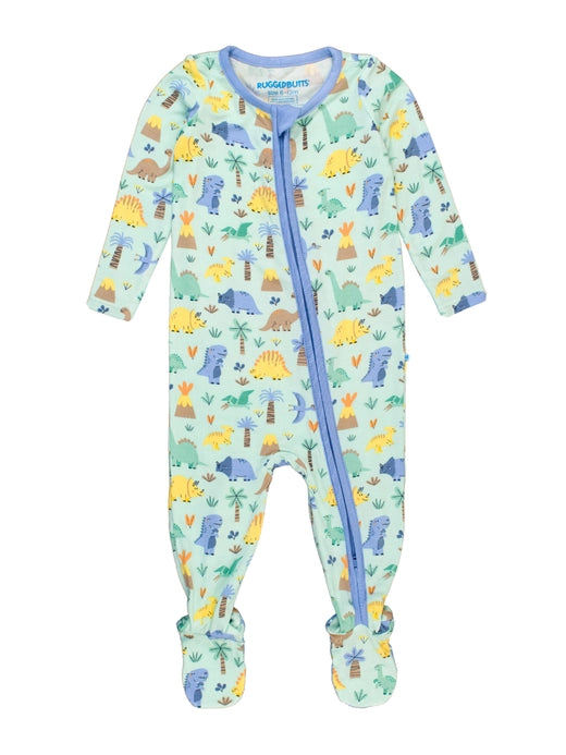 Dino-mite Dude One Piece Footie Pajamas