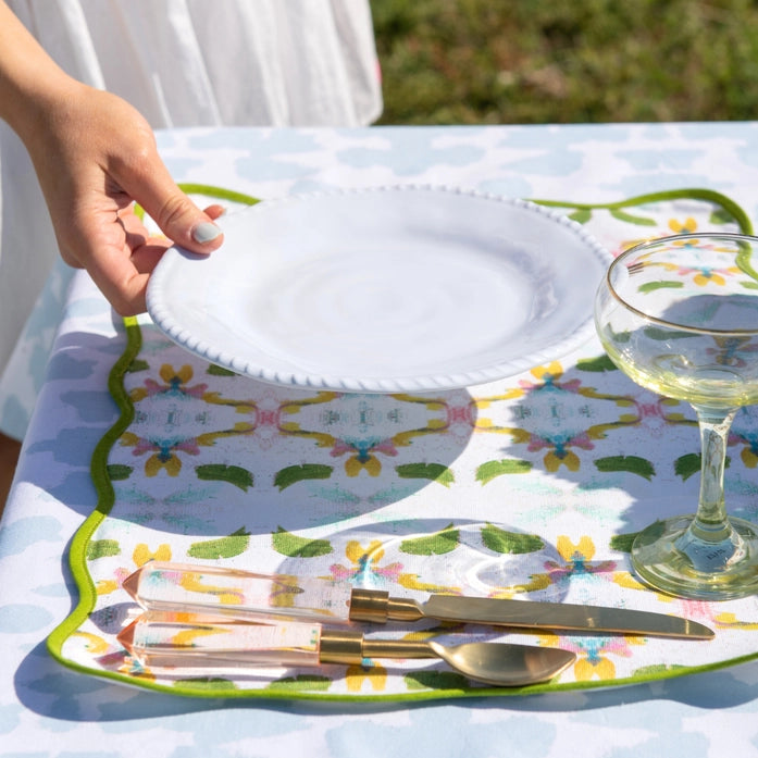 Dogwood Scalloped Placemats