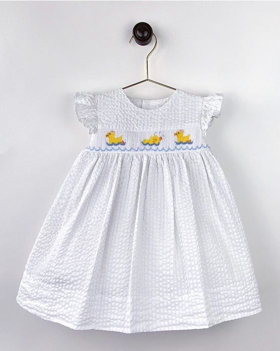 Picture Smocked Duck Dress