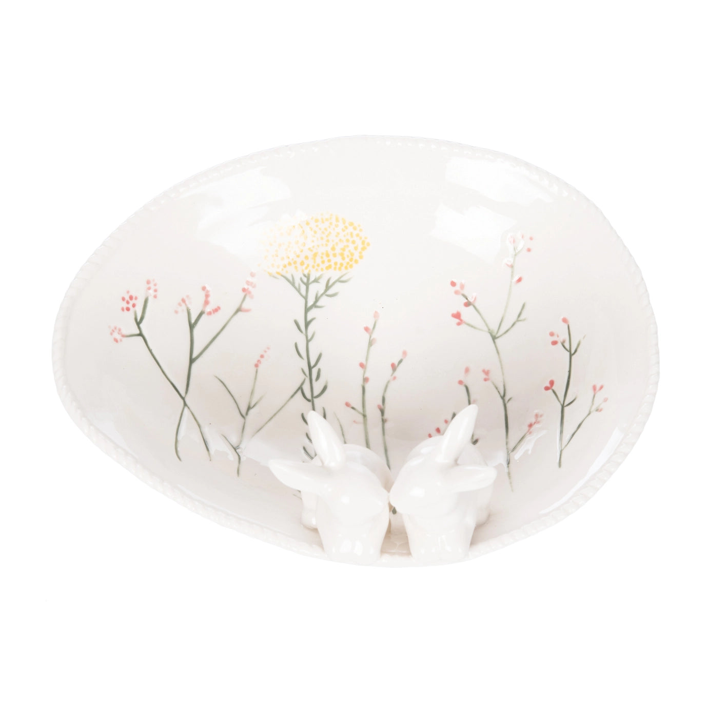 Botanical Bunny Stoneware Dish