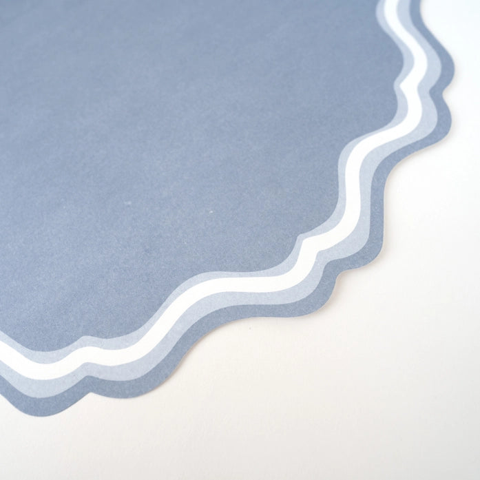 Fancy Scallop Paper Placemat