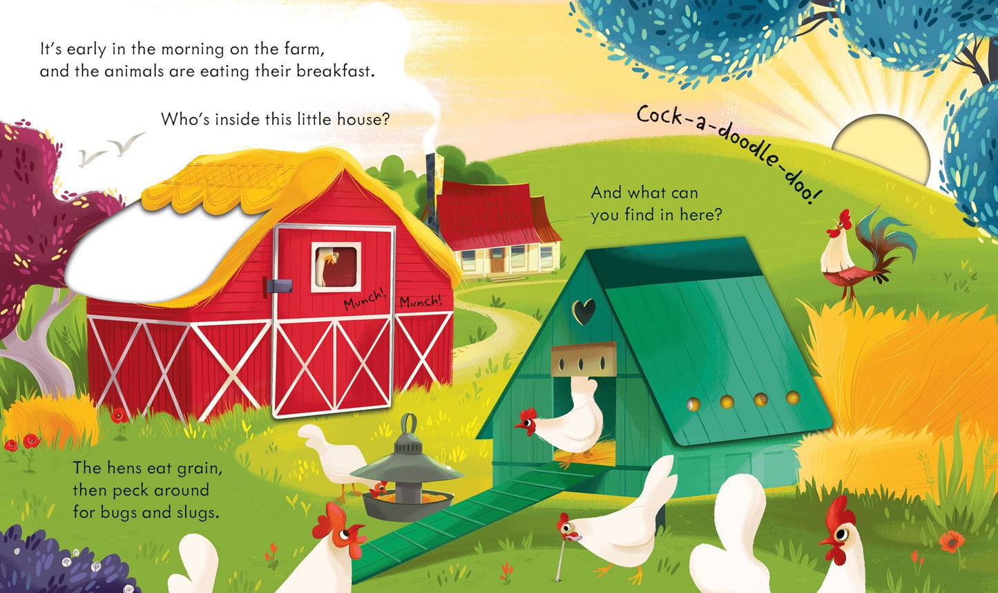 Peek Inside the Farm Board Book