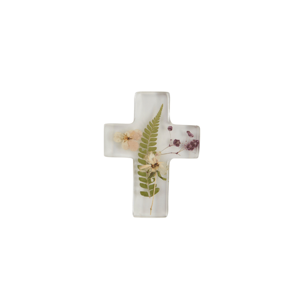 Dried Flower Resin Cross