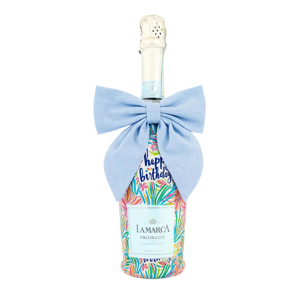 Beau Bottles Prosecco Wrap – Happy Birthday Floral
