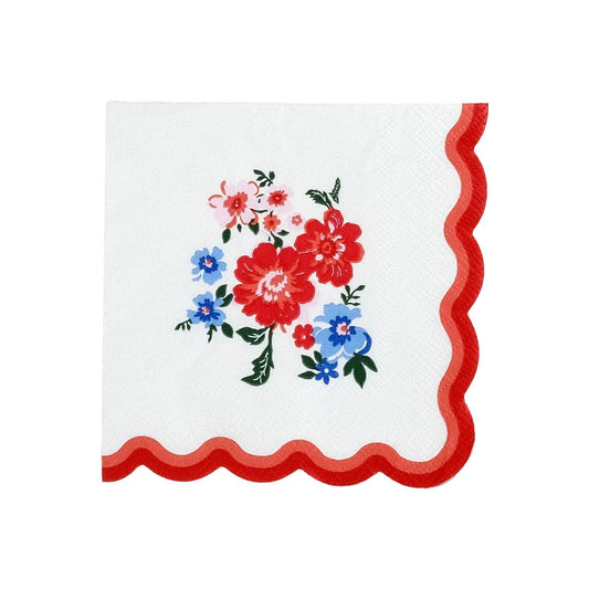 Summer Floral Cocktail Napkins