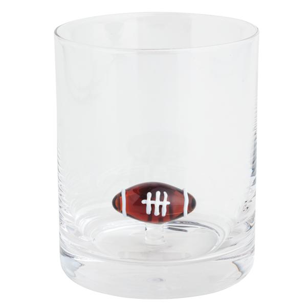 Football Double Old Fashioned Glass