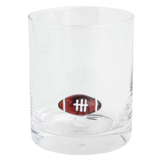 Football Double Old Fashioned Glass