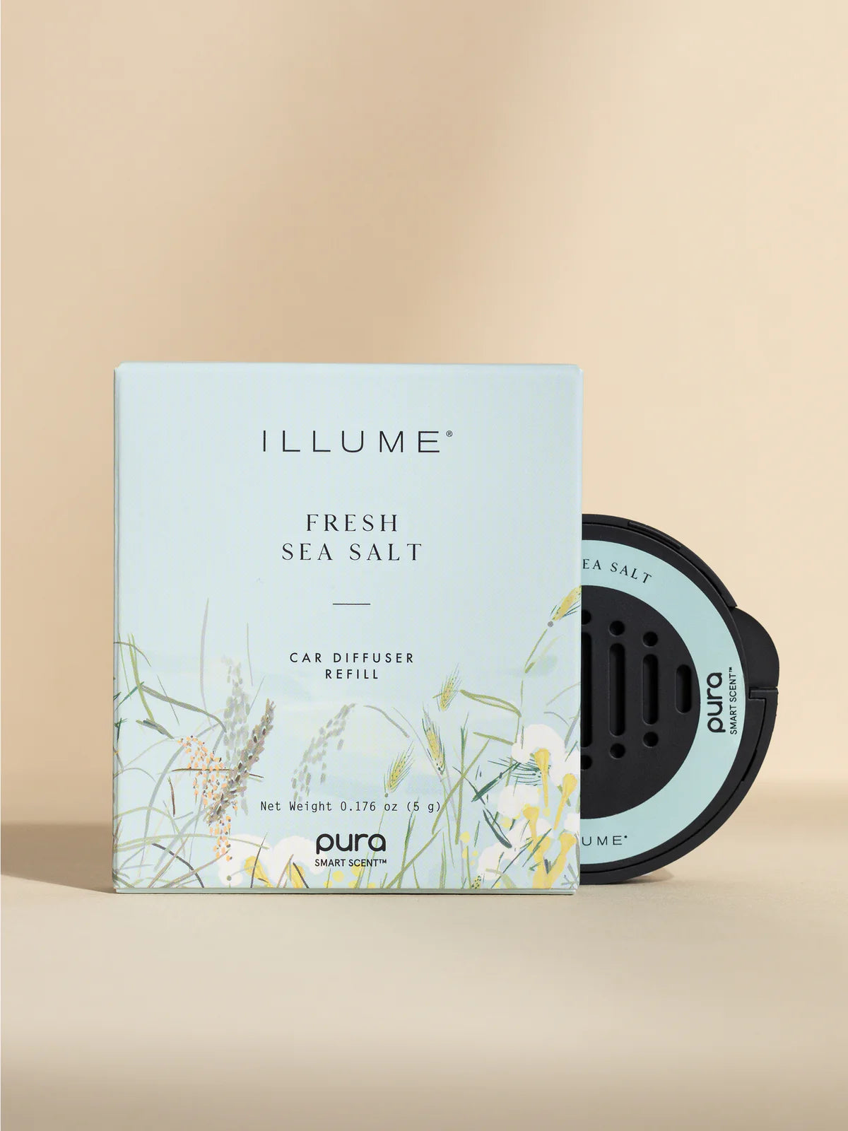 Pura x Illume Fresh Sea Salt Car Fragrance Refill