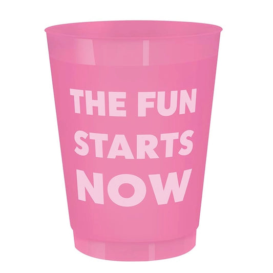 Fun Starts Now Frost Cups