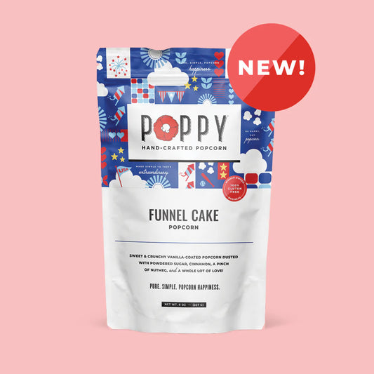 Poppy Funnel Cake Popcorn