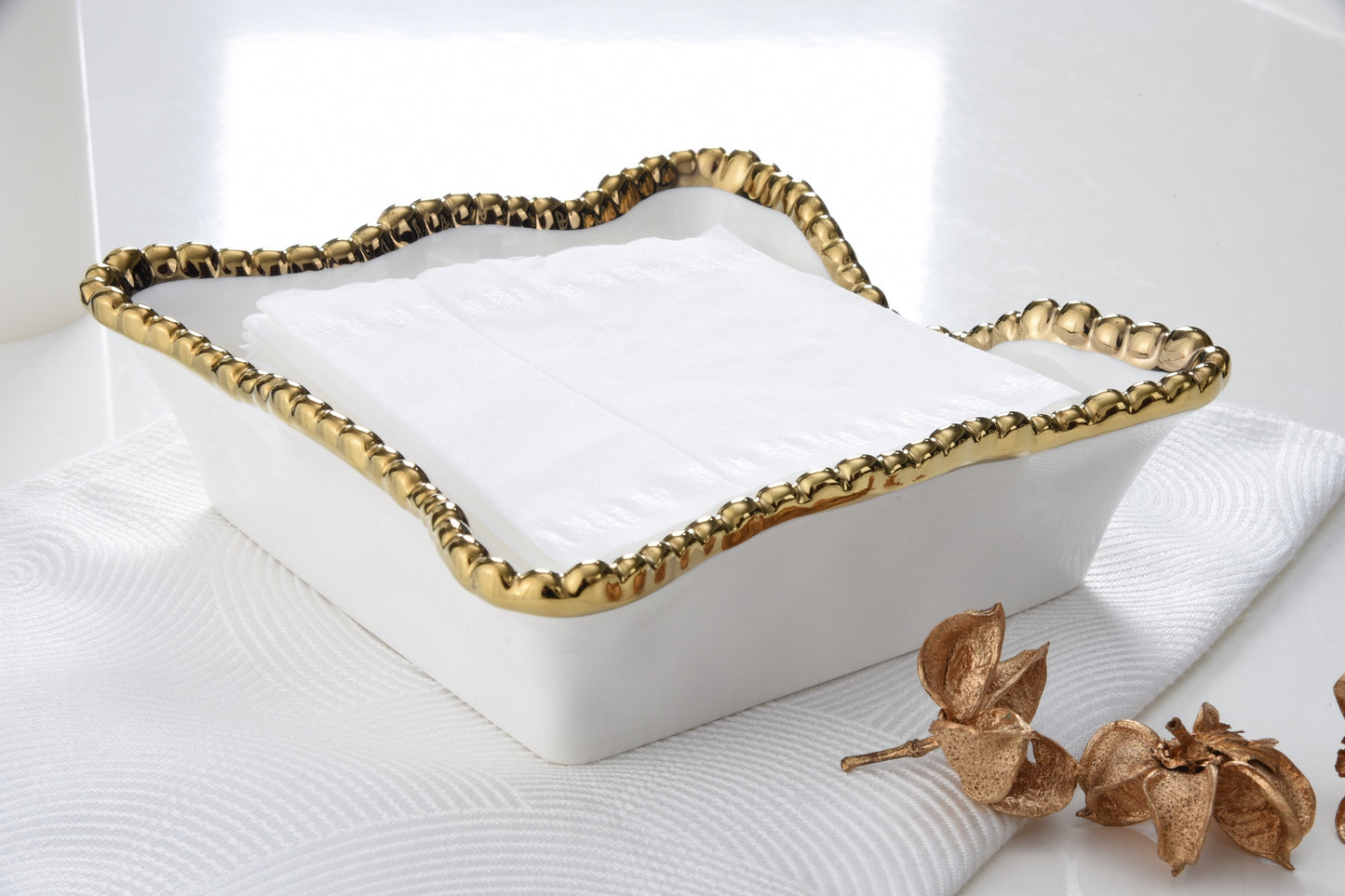 Pampa Bay Golden Salerno Cocktail Napkin Holder