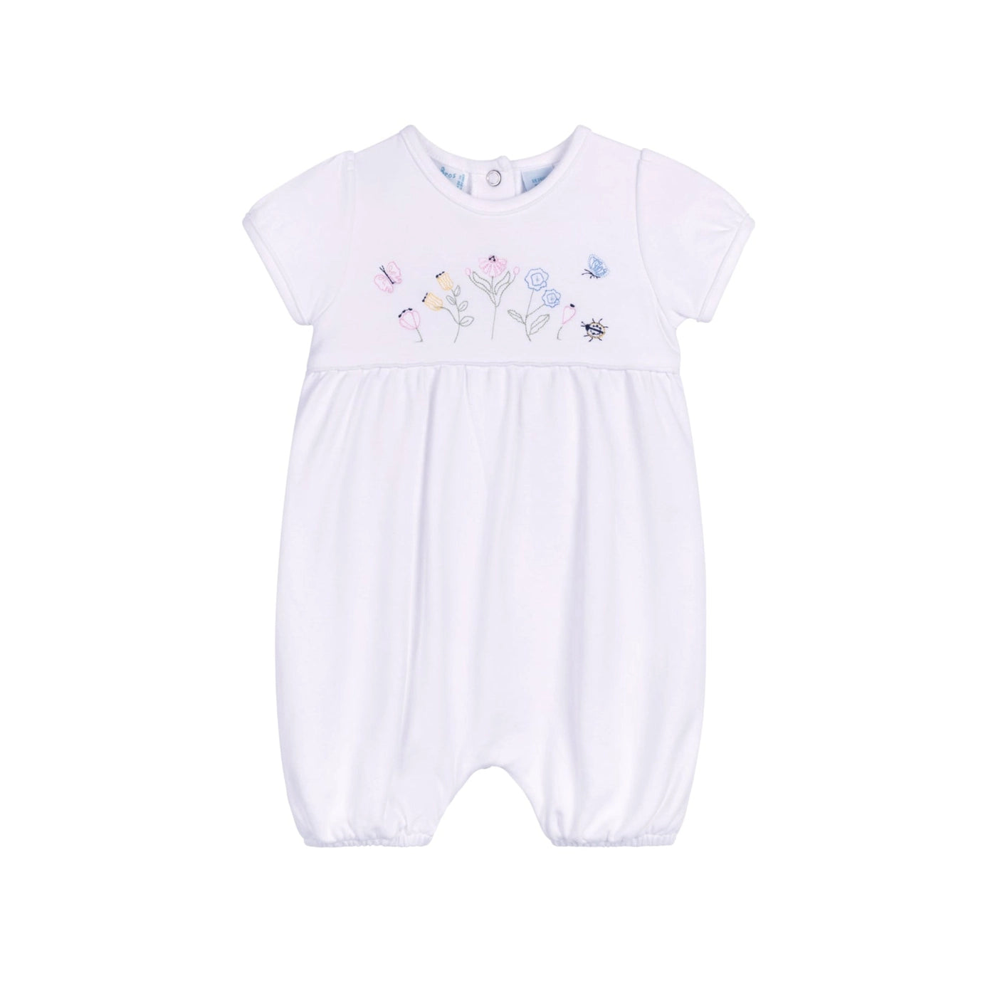 Garden Embroidered Cotton Shortall