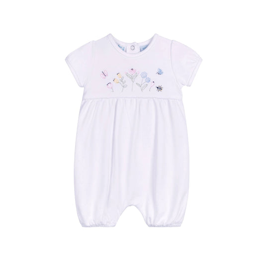 Garden Embroidered Cotton Shortall