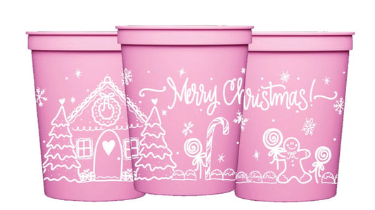 Iced Gingerbread House & Sweets Cups