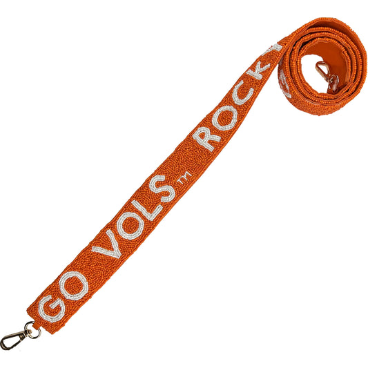 Go Vols Rocky Top Beaded Bag Strap