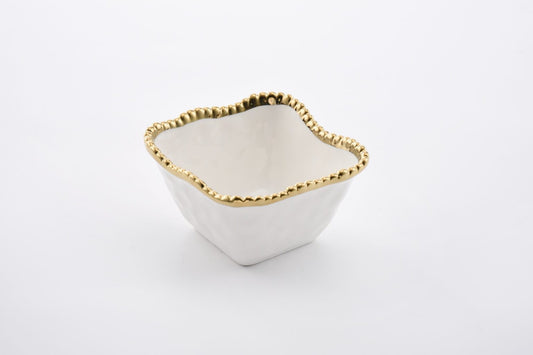 Pampa Bay Golden Salerno Square Snack Bowl