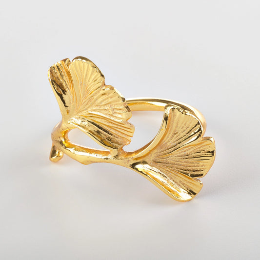 Gingko Napkin Ring