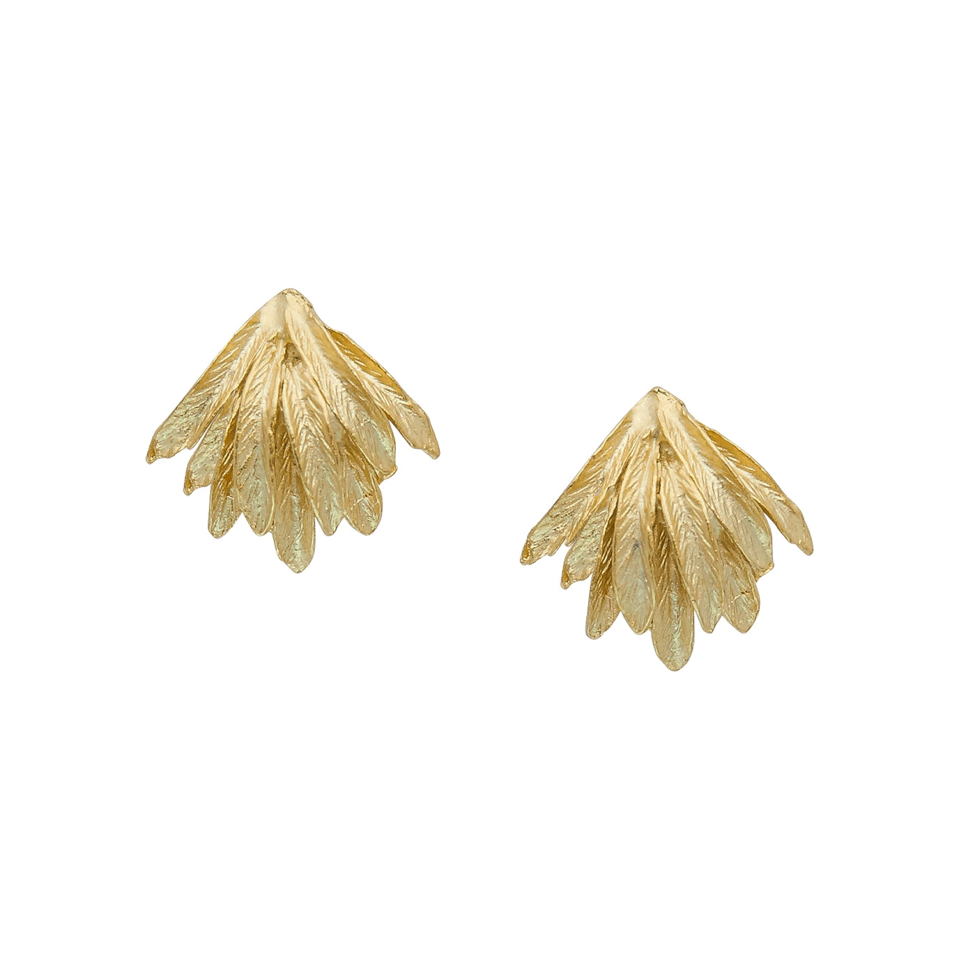 Susan Shaw Feather Cuff Studs