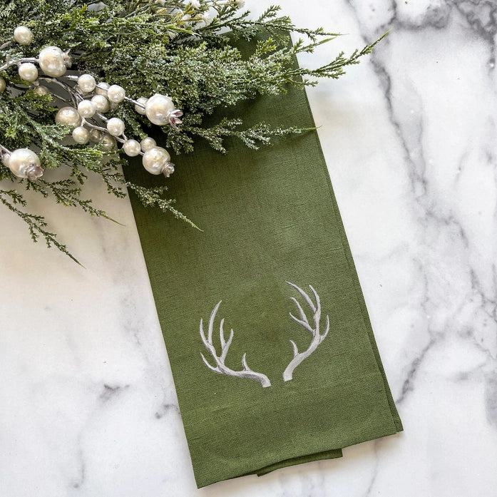 Antlers Linen Towel