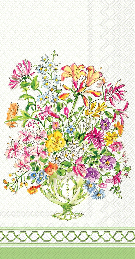 Green Botanical Guest Towels