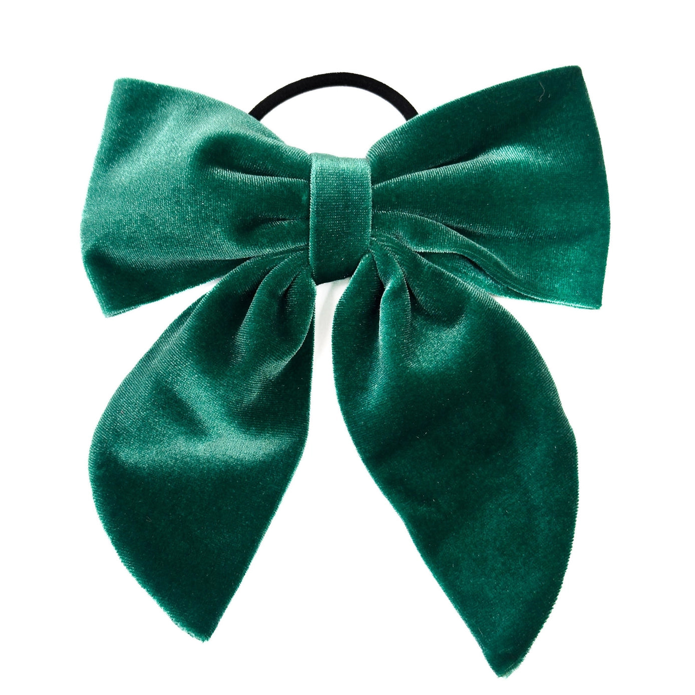 Beau Bottles Green Velvet Bottle Bow