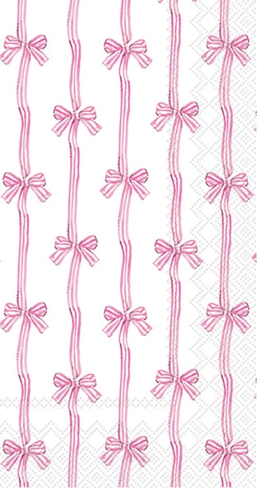 Pink Baby Toile Paper Guest Towel